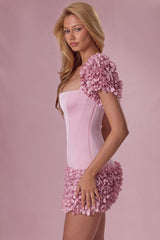 Cropped Bolero in Blush Pink