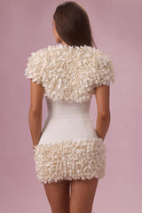 Cropped Bolero in Pearl