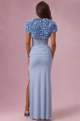 Cropped Bolero in Sky Blue