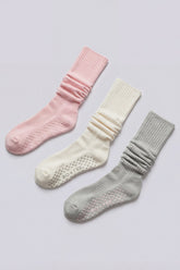 Pilates 3-Pack Socks Bundle in Multi