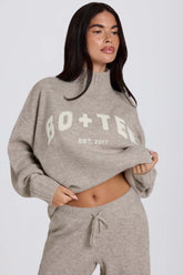 Soft Knit Oversized Jumper in Oatmeal