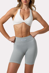 FlexiRib Biker Shorts in Grey