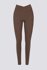 Soft Active Full-Length Leggings in Cocoa