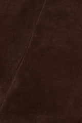 Suede Tote Bag in Espresso