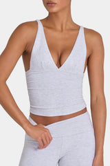 ButterCloud™ Tank Top in Grey Marl
