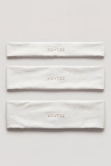 Soft Active Headband 3-Pack in Coconut
