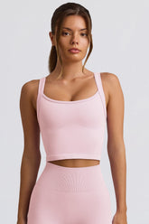 Super Sculpt Seamless Longline Camisole Top in Soft Pink