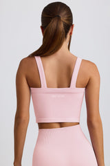 Super Sculpt Seamless Longline Camisole Top in Soft Pink