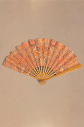 Folding Hand Fan in Paisley Print