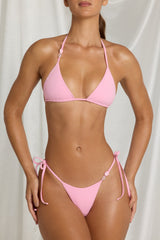 Triangle Bikini Top in Candyfloss Pink