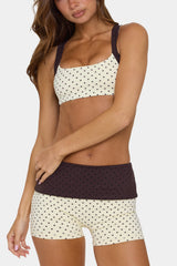 Soft Active Medium-Impact Sports Bra in Cookie Butter