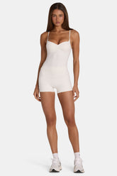 Soft Active Mini Shorts in Coconut