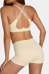Soft Active Low-Impact Sports Bra in Lemon Marl