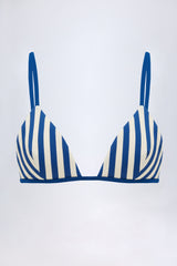 Triangle Bikini Top in Marine Blue