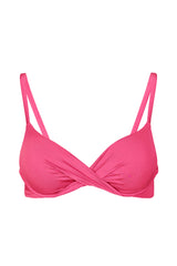 Underwired Bikini Top in Raspberry
