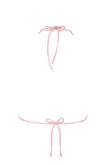 Triangle Bikini Top in Baby Pink