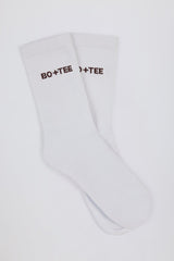 Ribbed Crew Sock Bundle in Pink/Navy/Burgundy