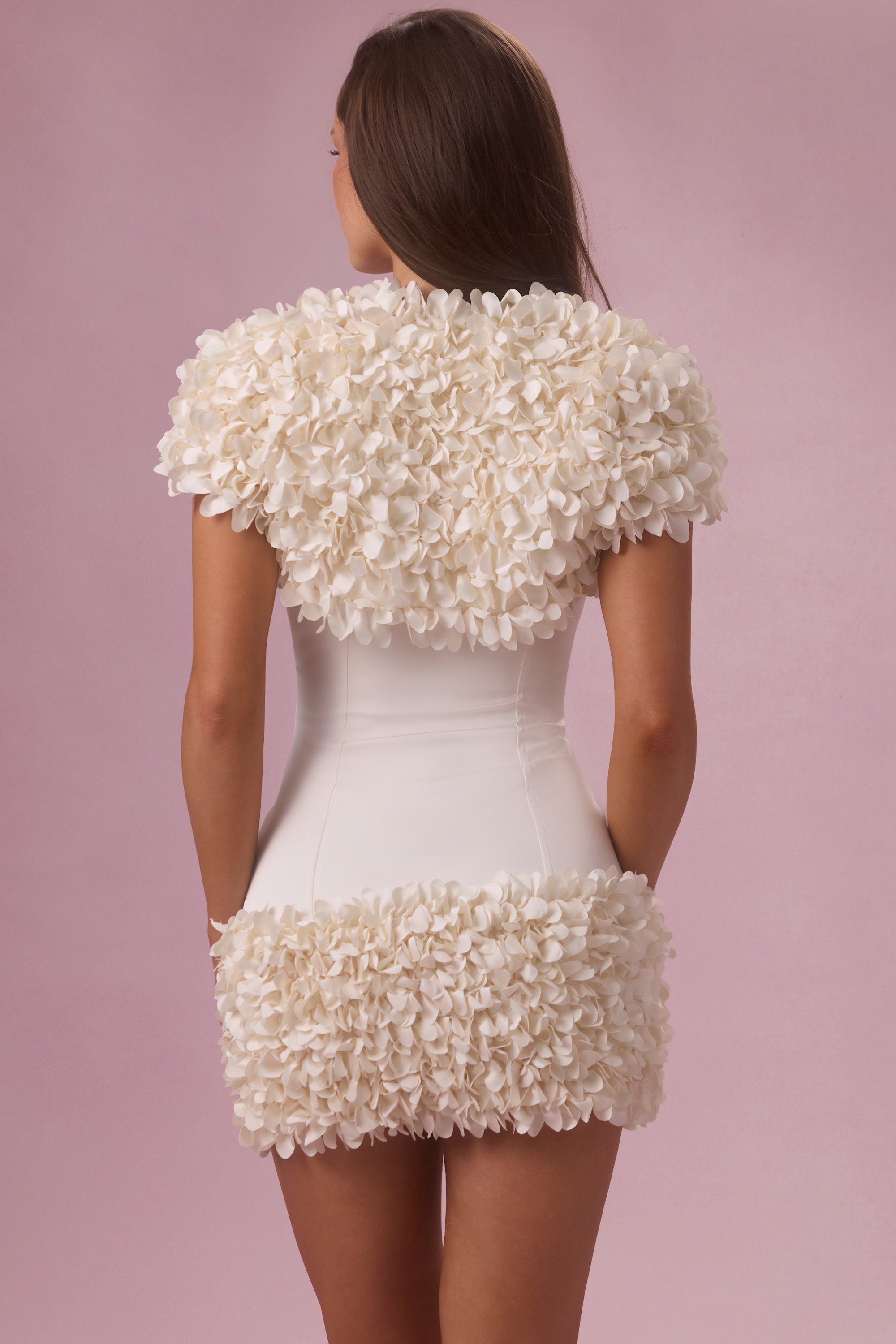 Cropped Bolero  in Pearl