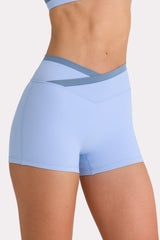 Soft Active Shorts  in Sky
