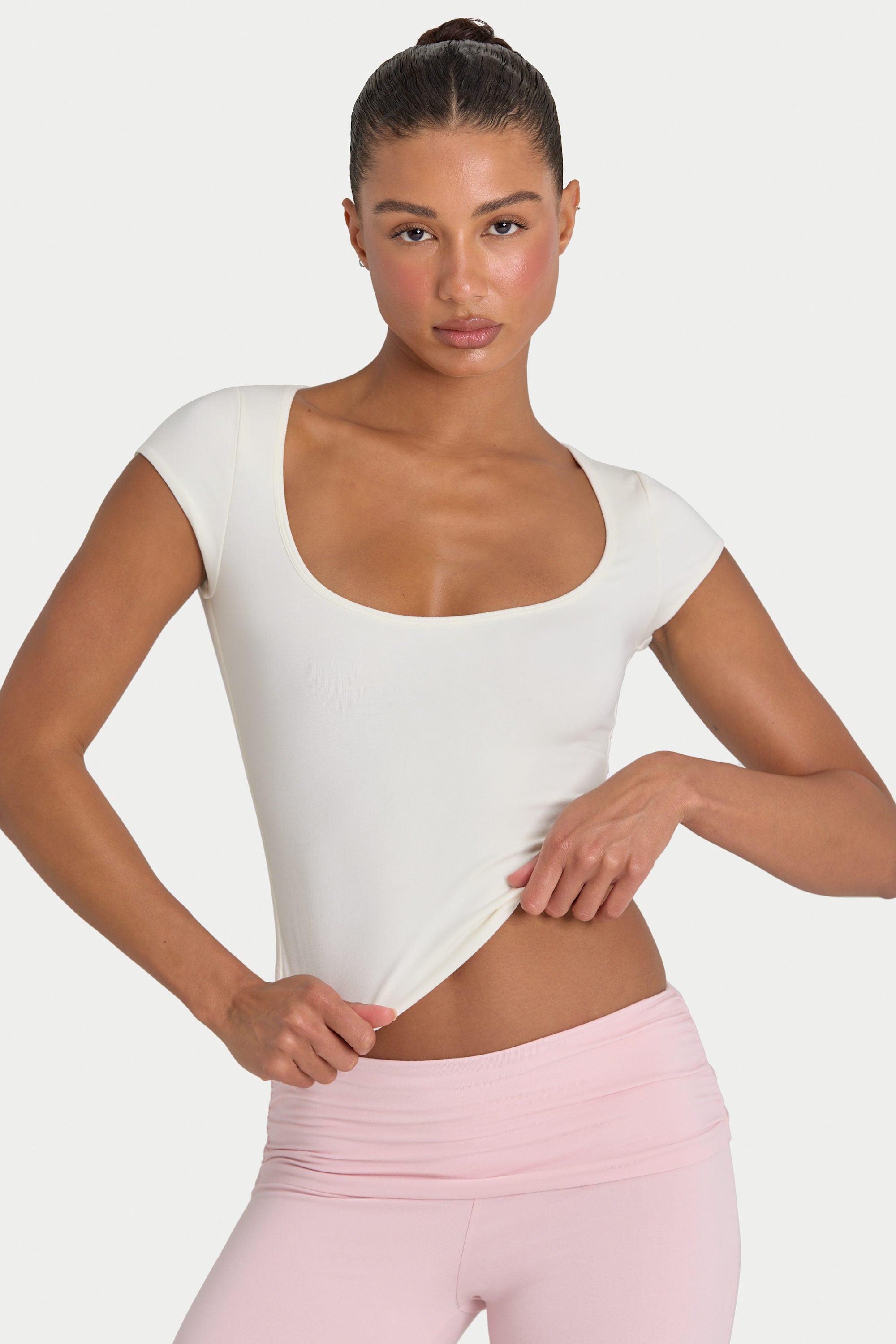 ButterCloud™ Crop Top in Coconut