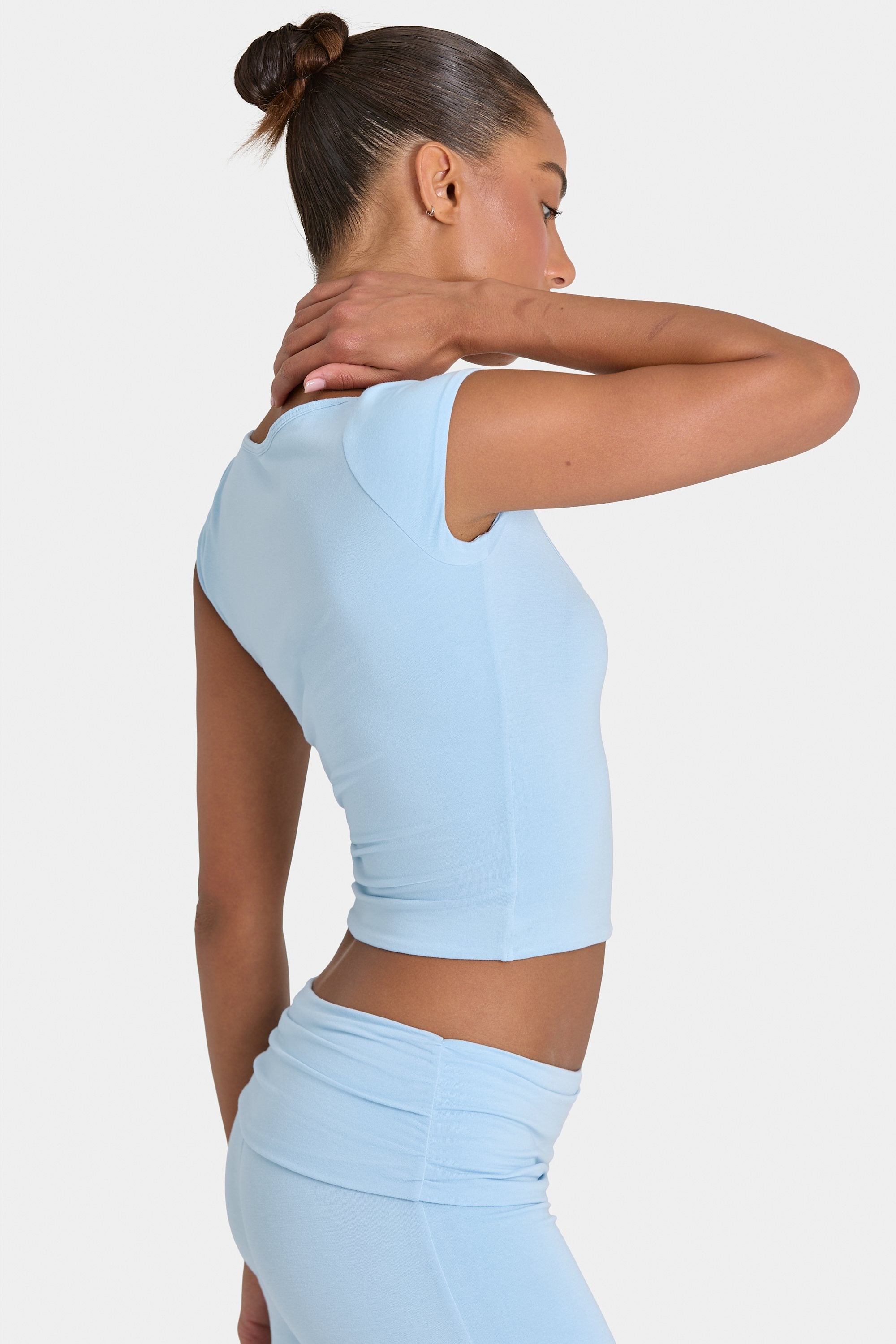 ButterCloud™ Crop Top in Sky