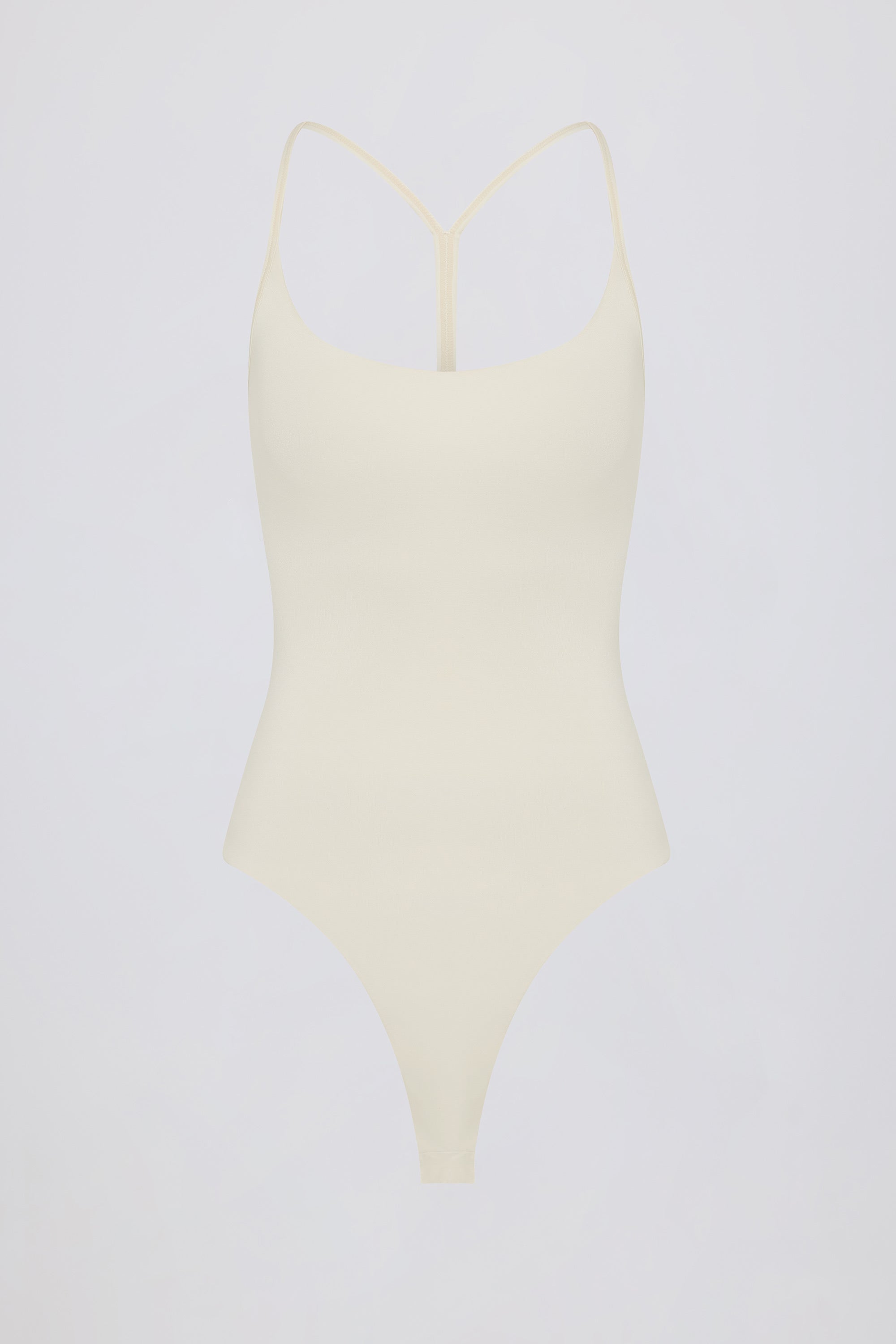 Cut-Out Bodysuit in Oat