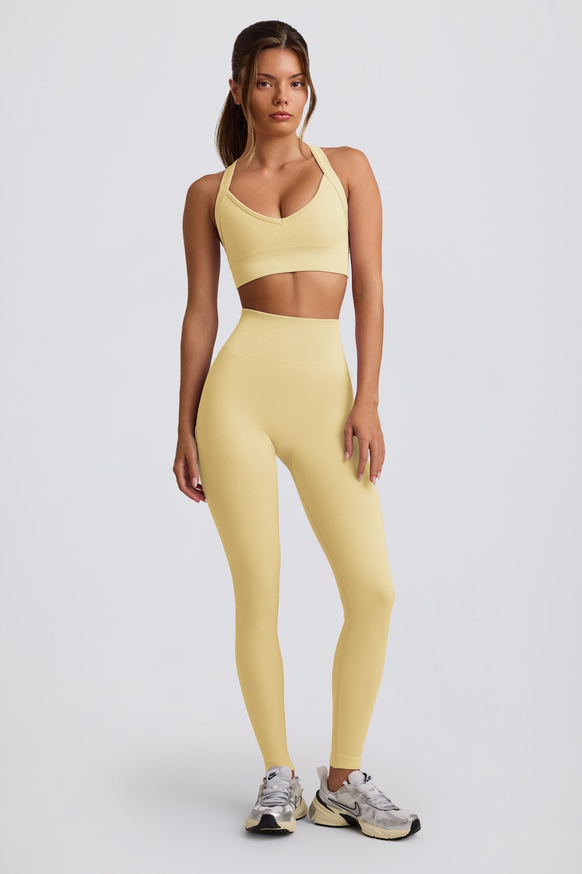 Super Sculpt Seamless High-Waist Leggings in Butter