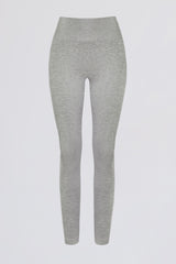 Super Sculpt Seamless High-Waist Leggings in Grey Marl