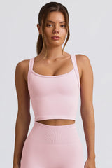 Super Sculpt Seamless Longline Camisole Top in Soft Pink