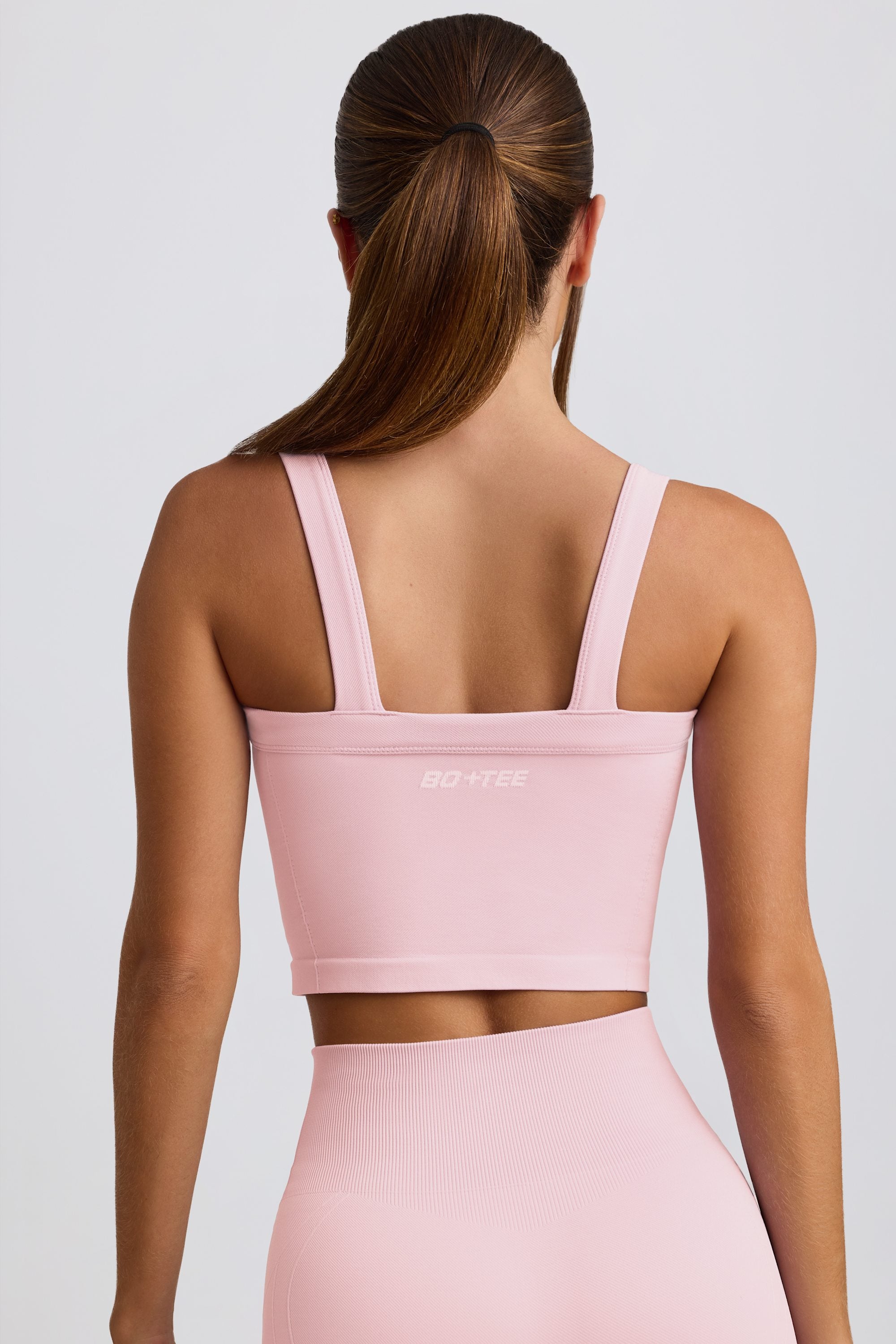 Super Sculpt Seamless Longline Camisole Top in Soft Pink