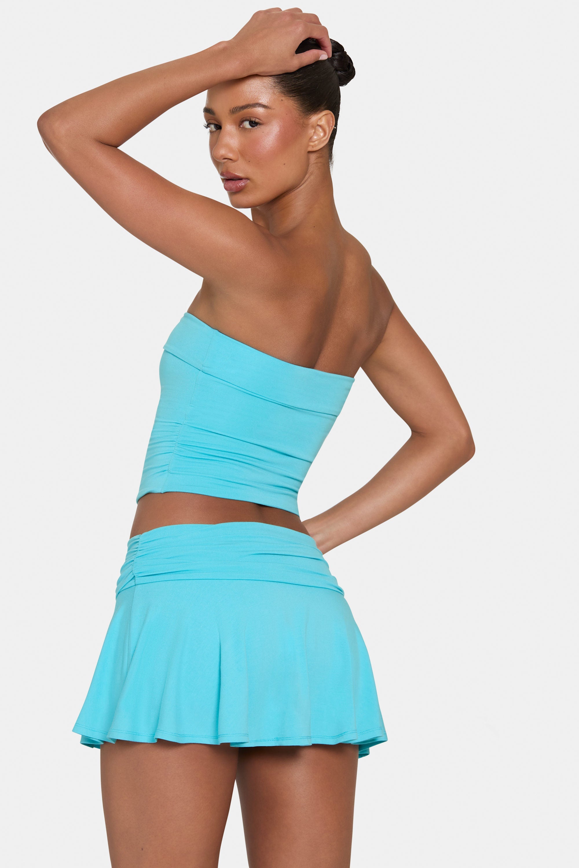ButterCloud™ Mini Skort in Aqua