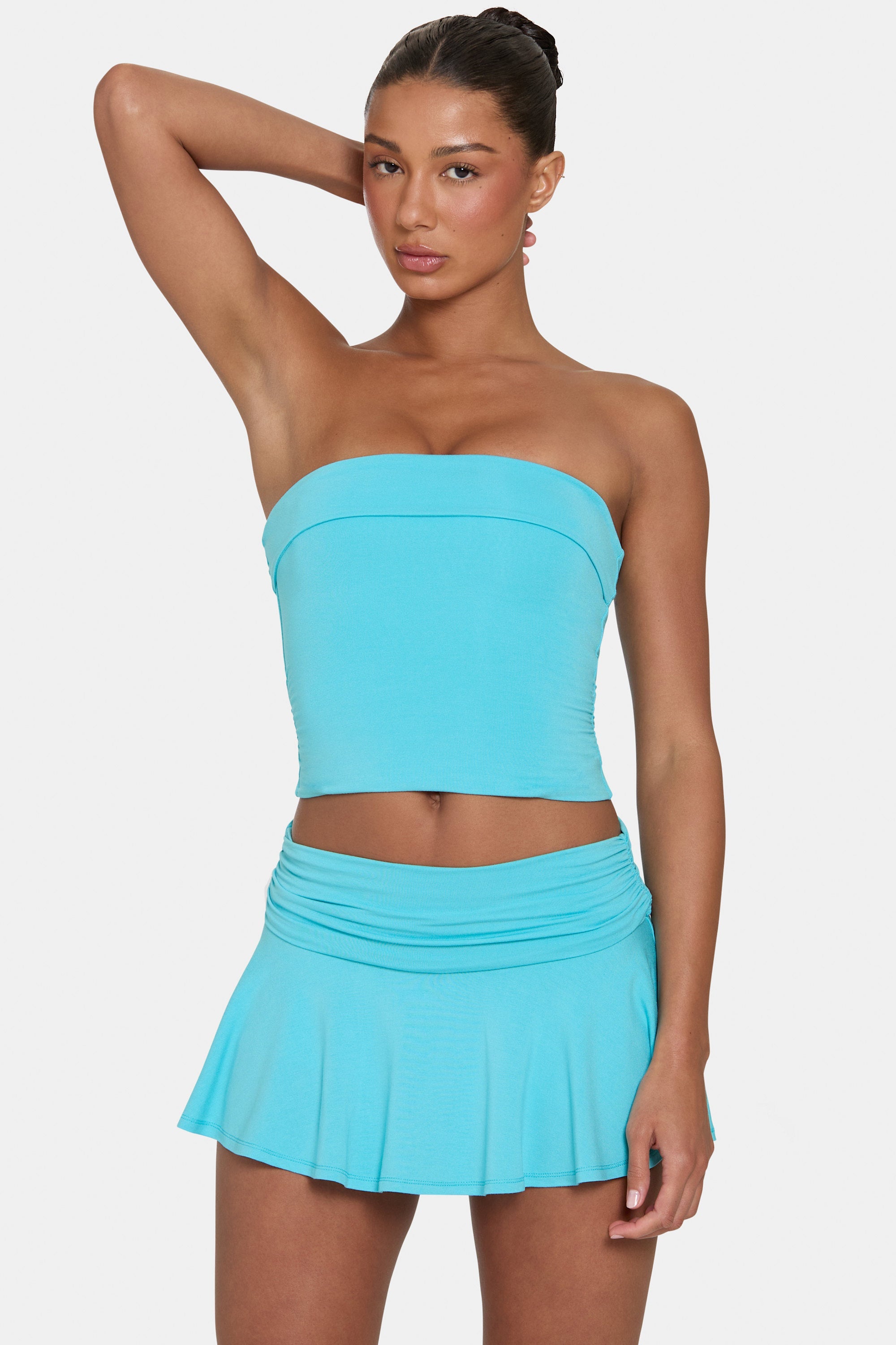 ButterCloud™ Mini Skort in Aqua