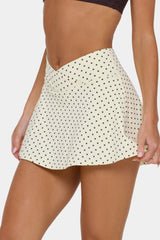 Soft Active Mini Skort in Cookie Butter