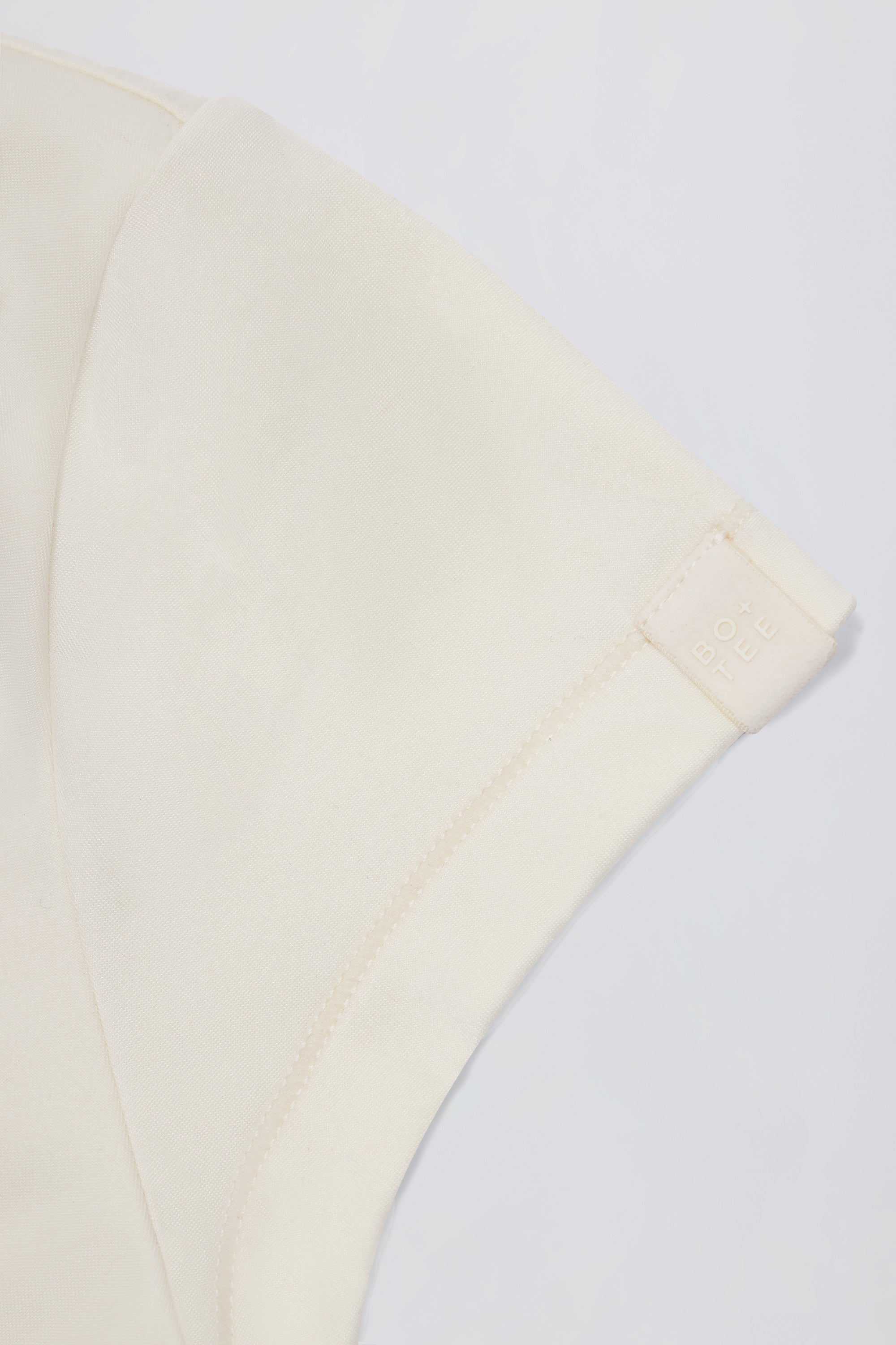 Cut-Out Longline T-Shirt in Oat
