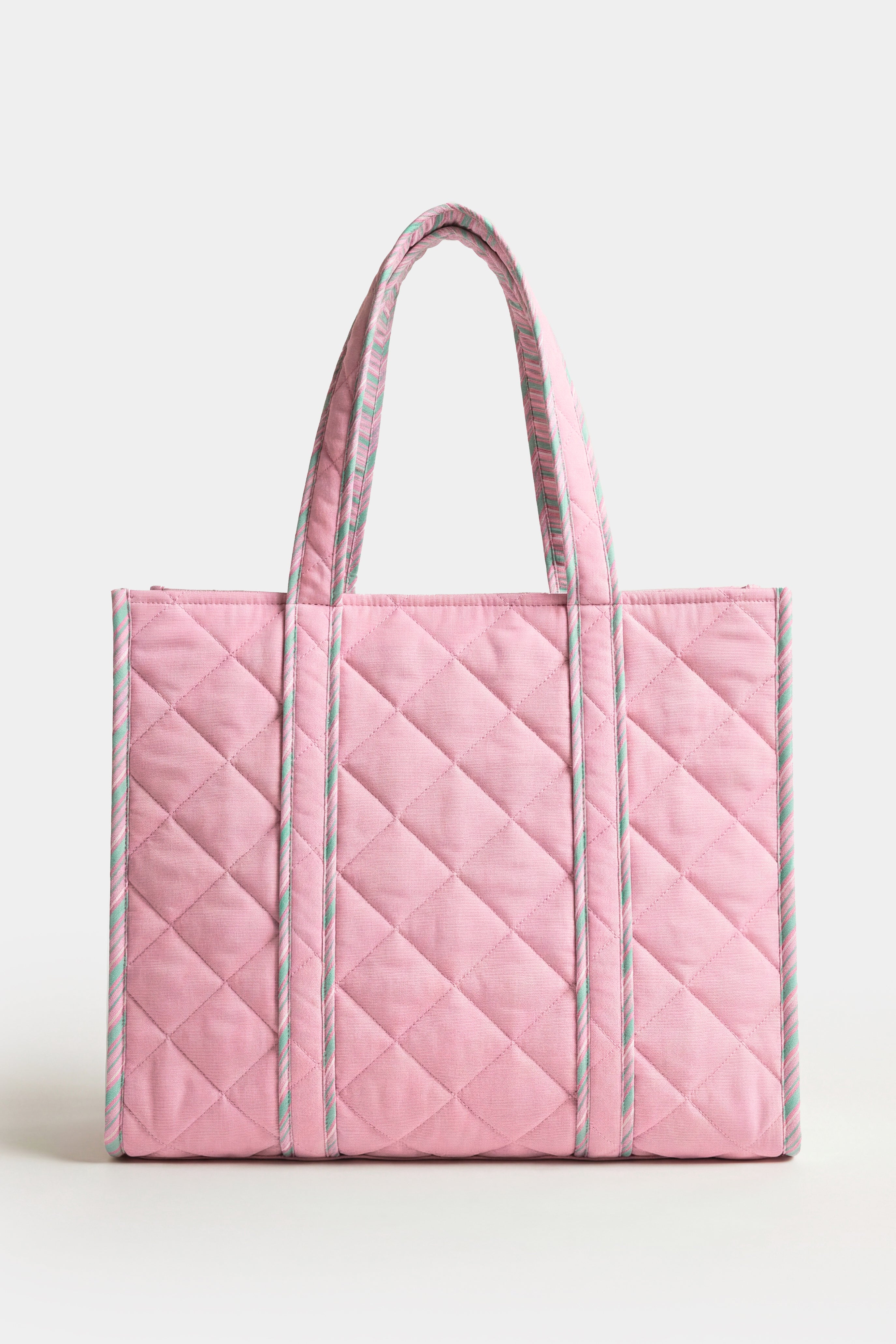 Jersey Tote Bag in Sweet Pink