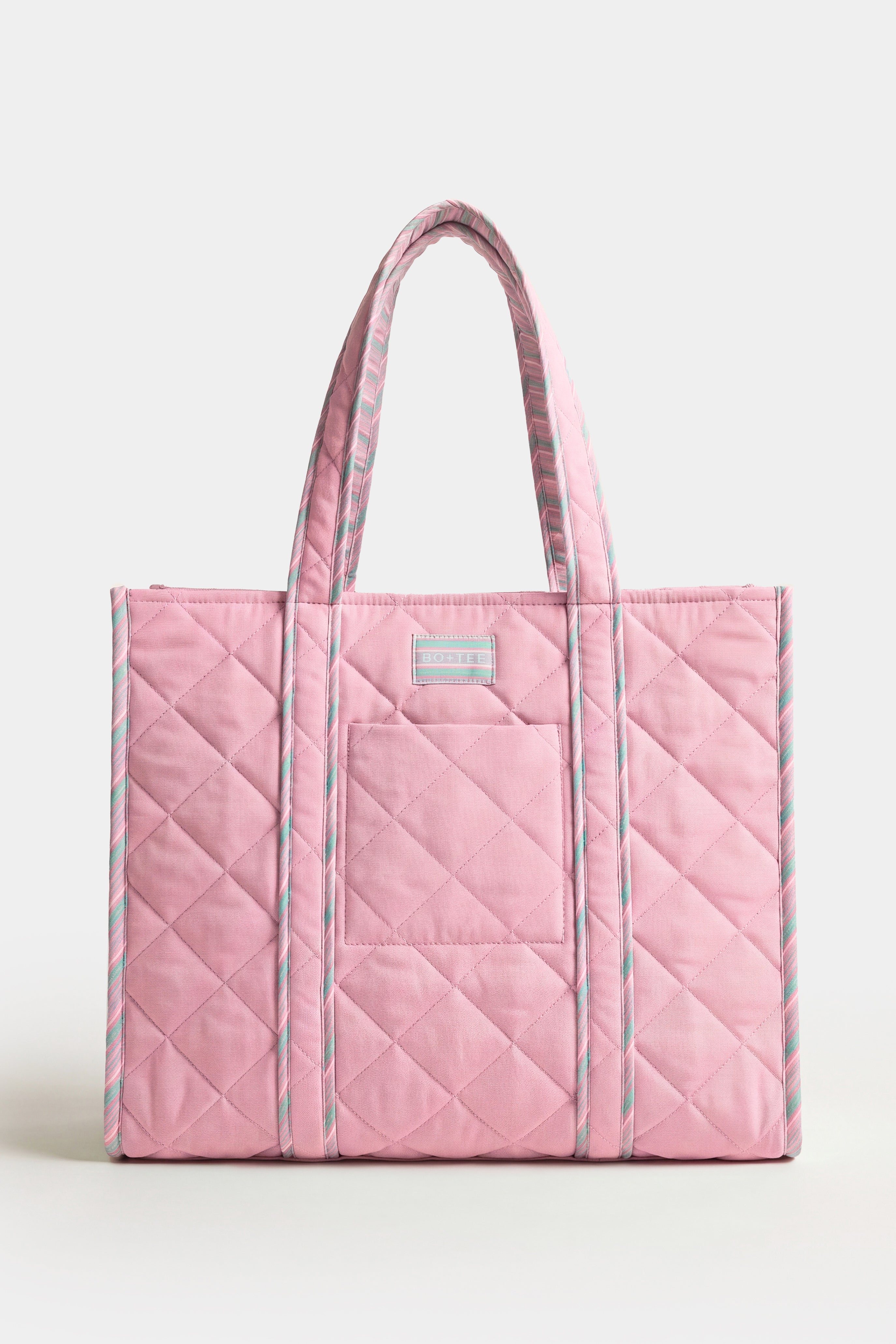 Jersey Tote Bag in Sweet Pink