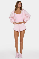 Mid-Rise Mini Shorts in Sorbet