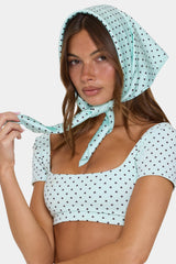 Satin Multi-Way Scarf in Mint Chip