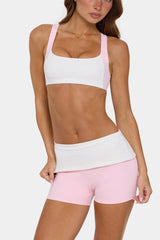 Soft Active Medium-Impact Sports Bra in Cotton Candy