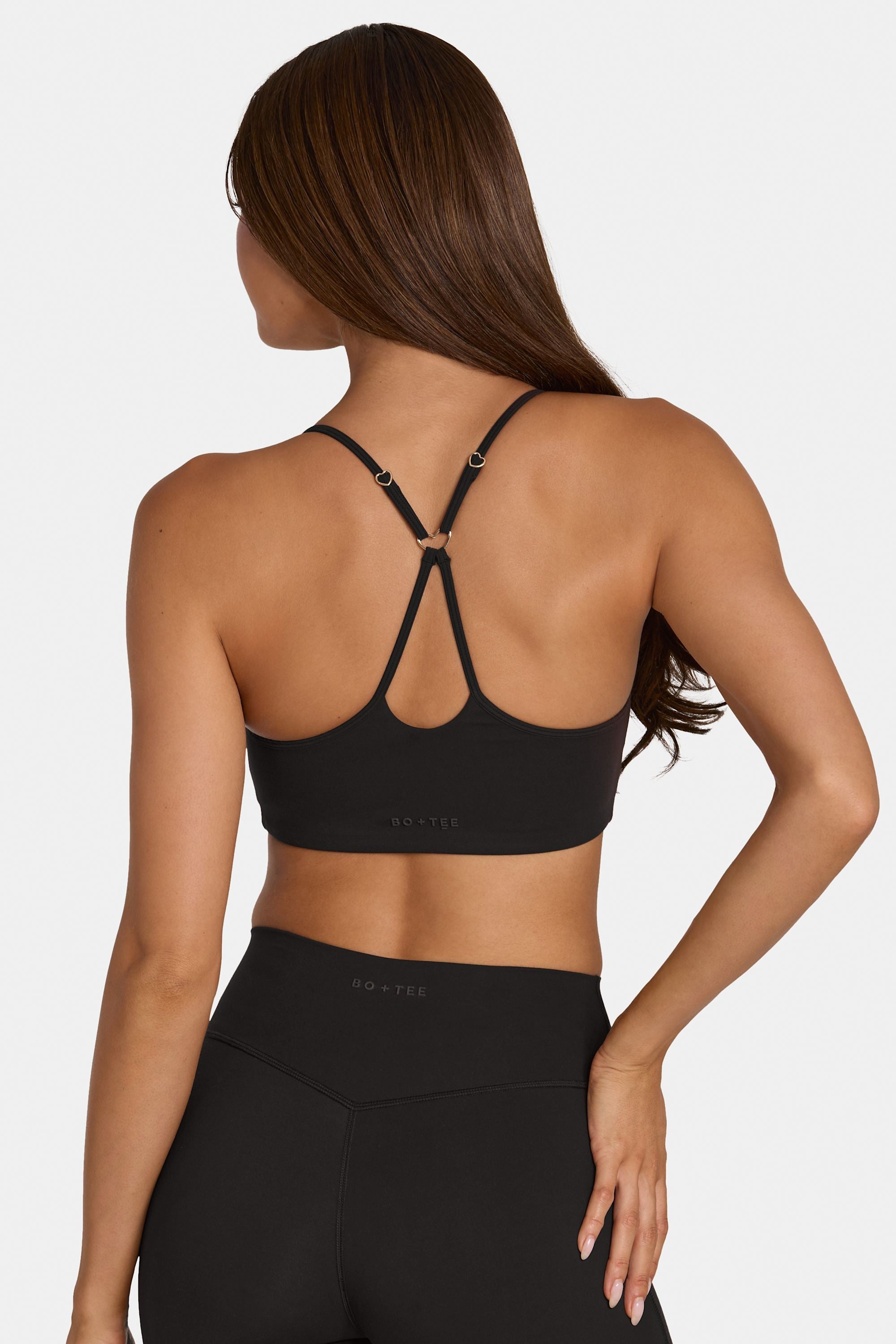 Soft Active Low-Impact Sports Bra in Black