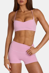 Soft Active Low-Impact Sports Bra in Sweet Pink
