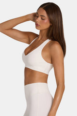 Soft Active Low-Impact Sports Bra in Coconut