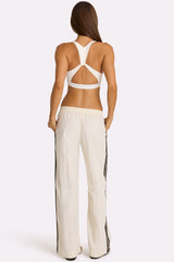 Woven Track Pants in Coconut