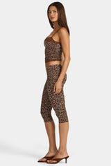 Modal Capri Leggings in Leopard