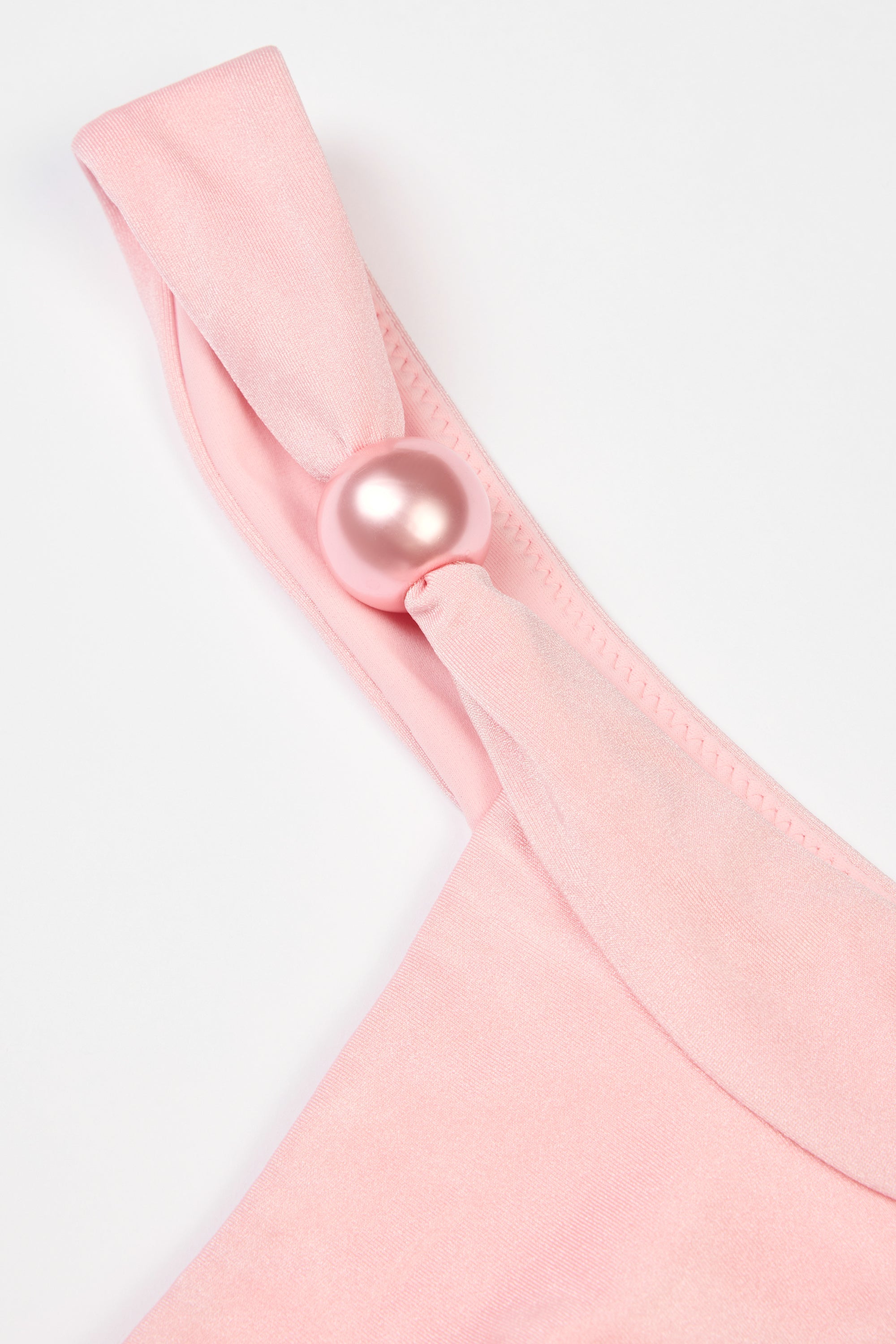 Thong Bikini Bottoms in Baby Pink