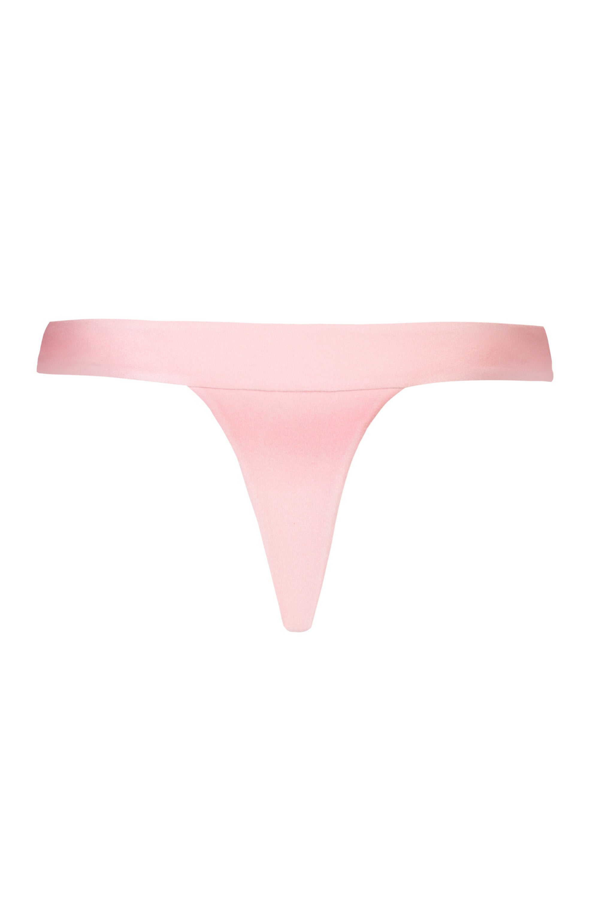 Thong Bikini Bottoms in Baby Pink