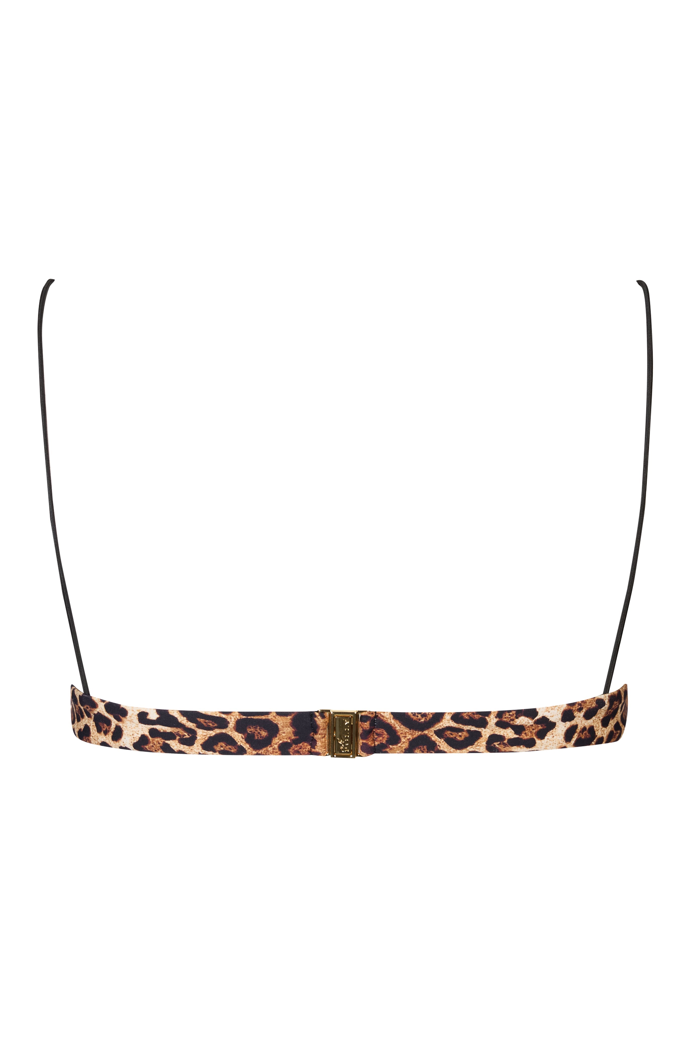 Bralette Bikini Top in Leopard Print