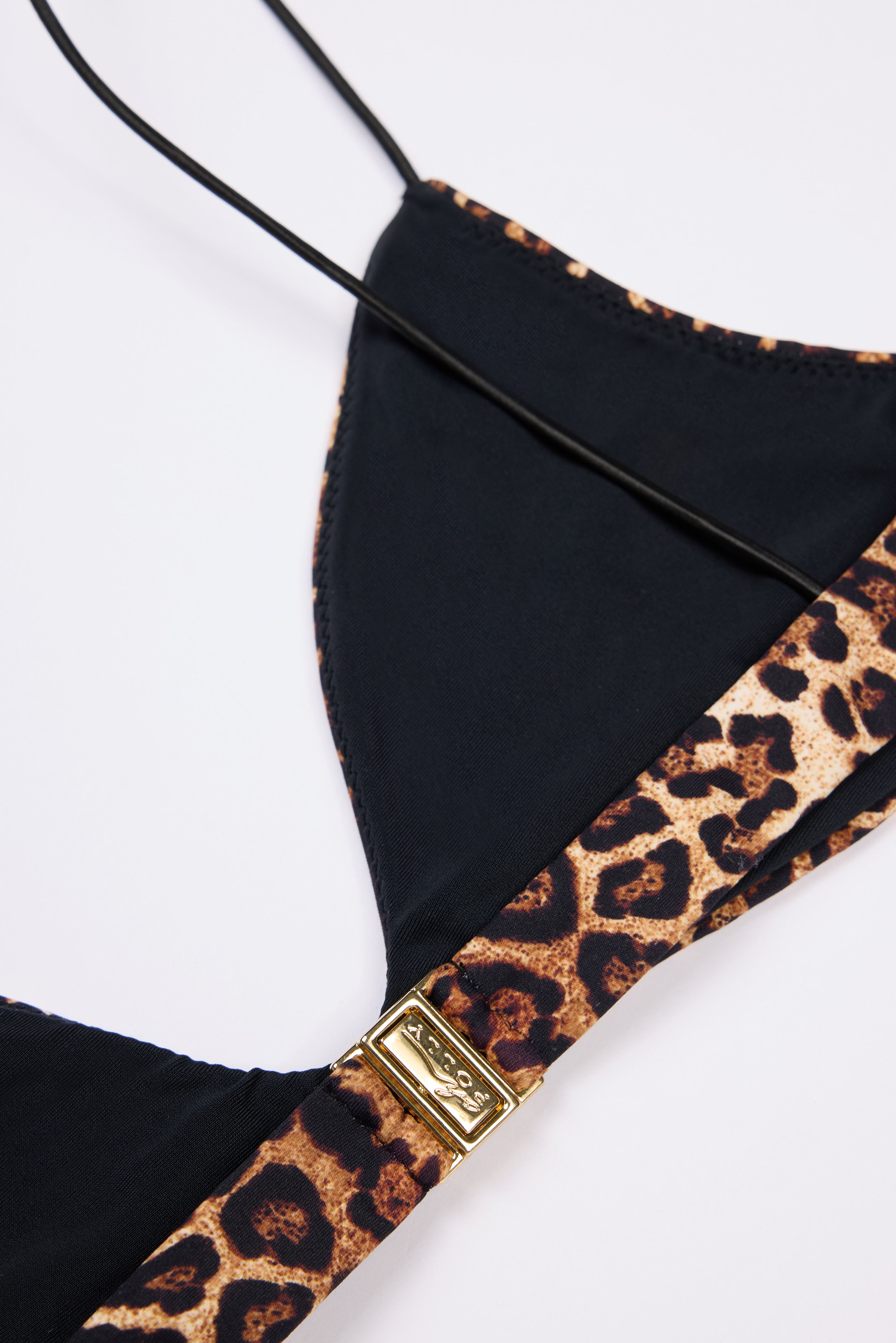 Bralette Bikini Top in Leopard Print