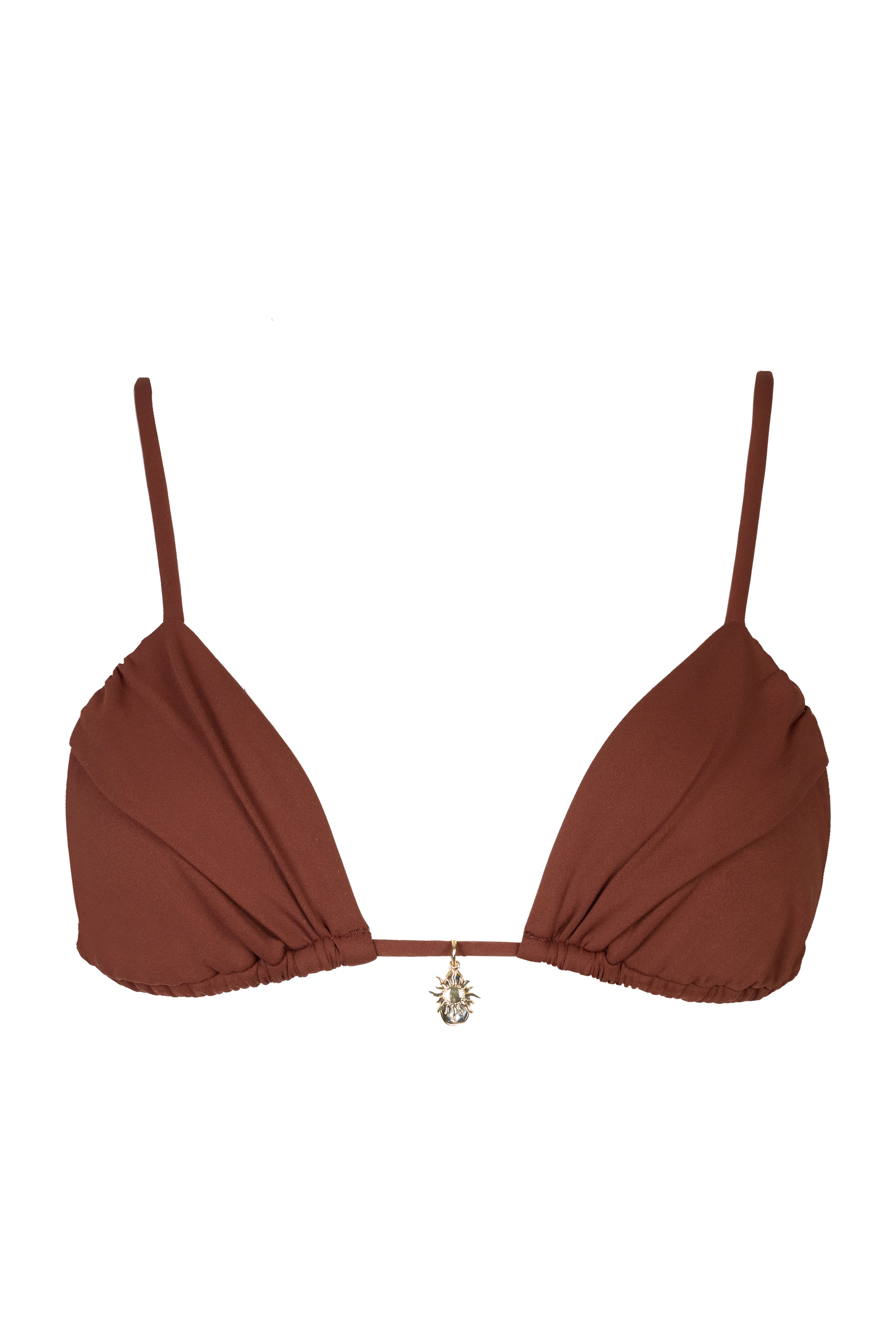 Triangle Bikini Top in Chocolate
