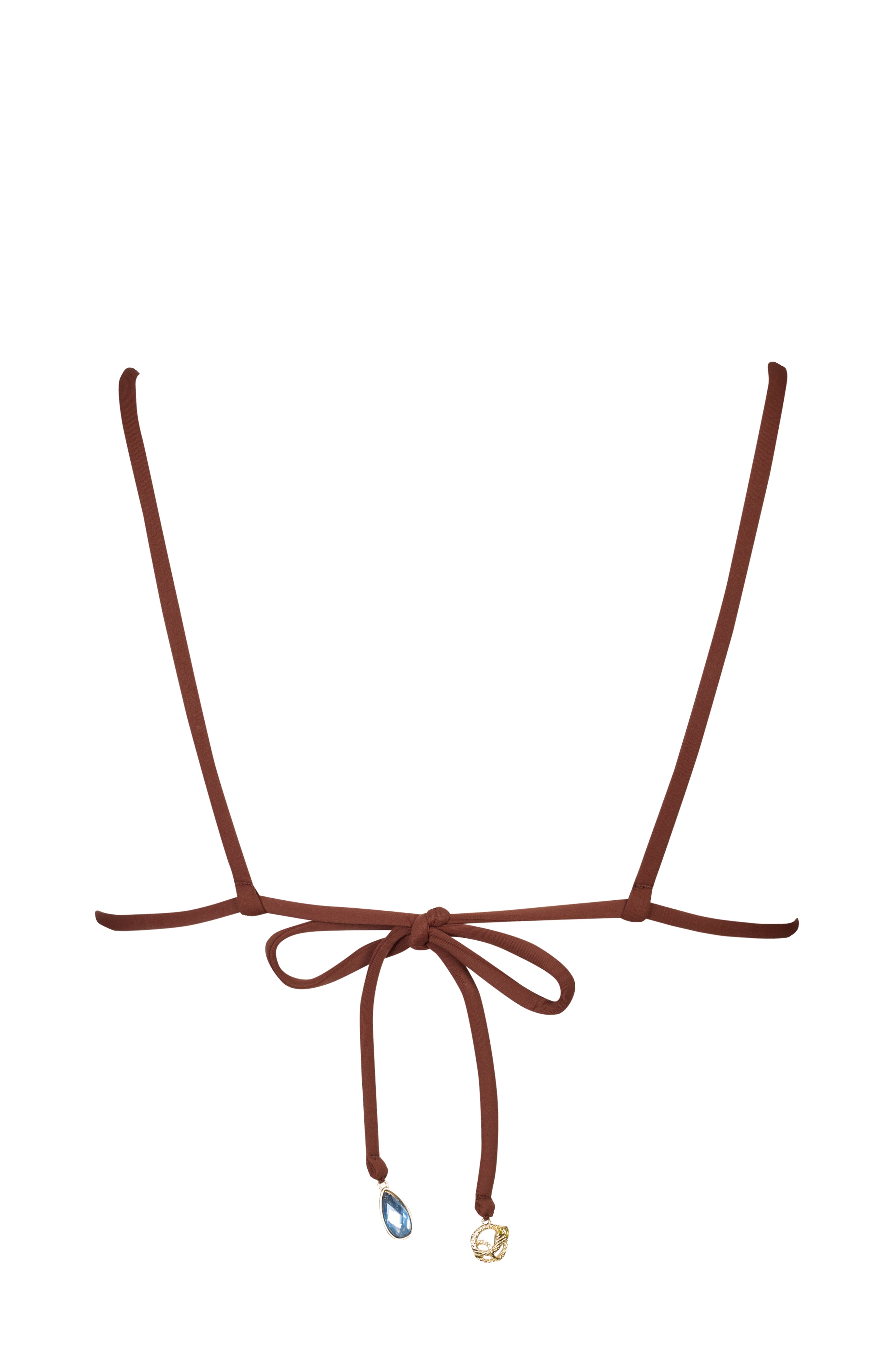 Triangle Bikini Top in Chocolate